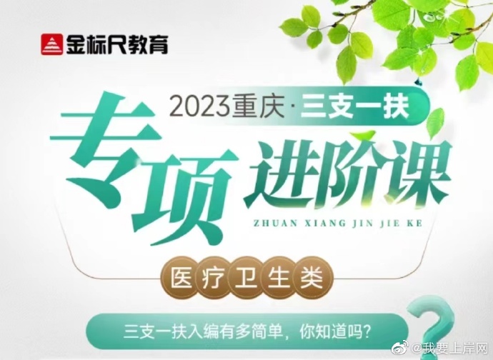 2023JBC重庆三支一扶专项进阶课医疗卫生类
